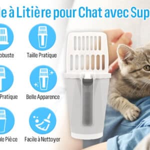 Petite pelle à litière monobloc pour chat 2025-12