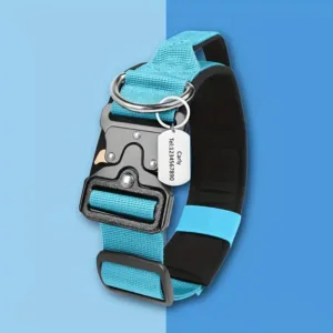 Collier Avec poignee pour chien L-XL 1832-3 - L, Bleu