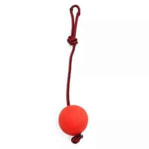 Balle rouge avec corde de 5 cm 1251-7