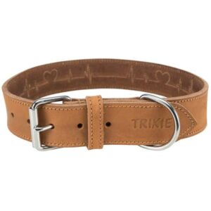 Rustic Collier en cuir gras Heartbeat 19017